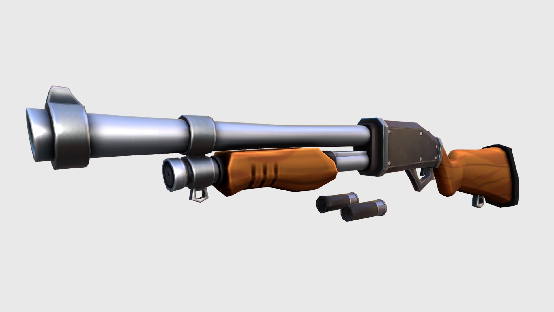 PUMP SHOTGUN 3d model