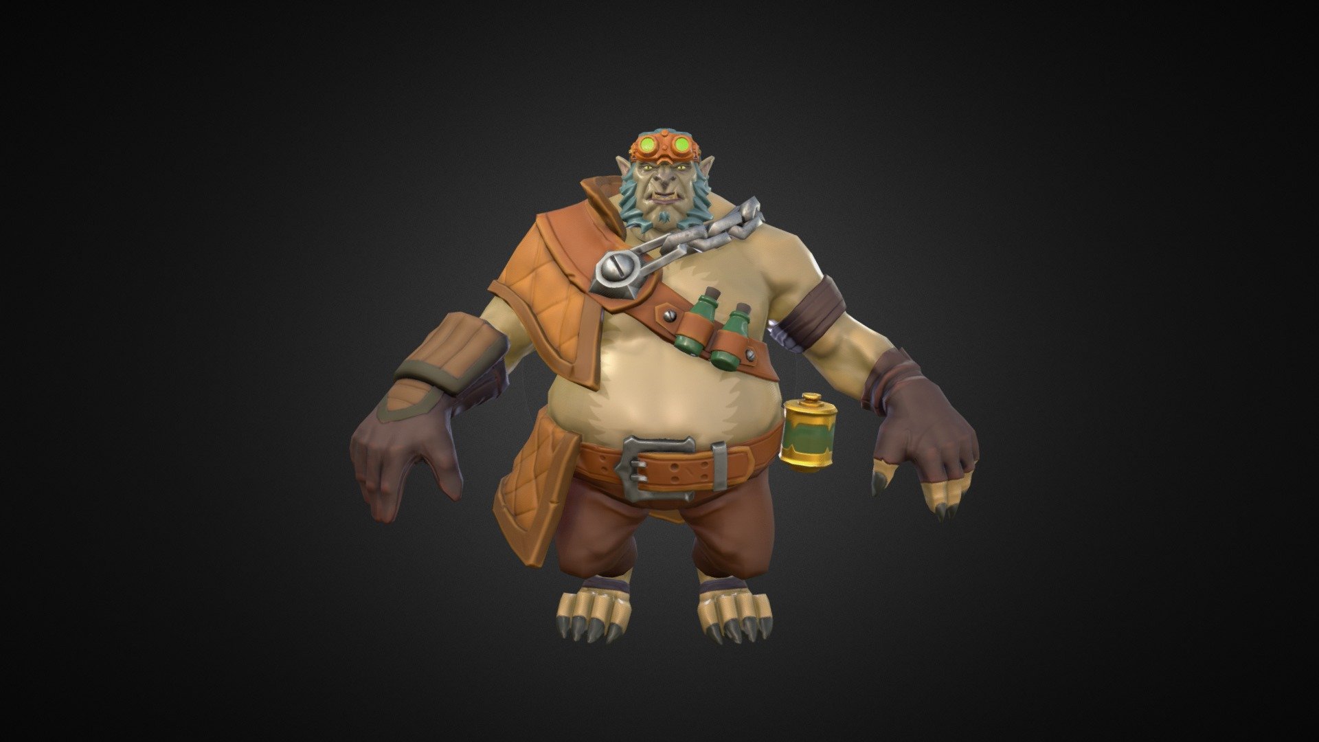 bigman_low_final 3d model