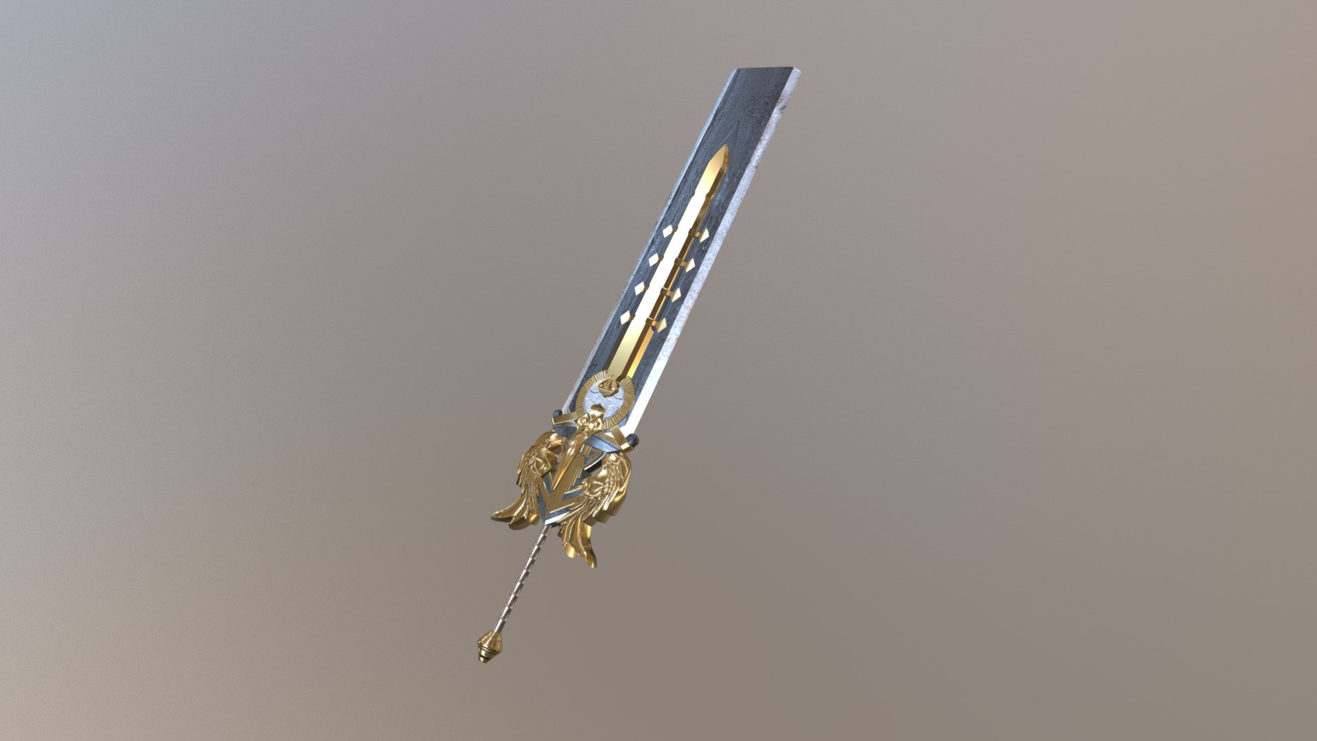 Gladiolus Amicitia Heavy Sword 3d model