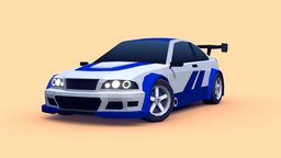 Blacklist: Low Poly Outrun Car