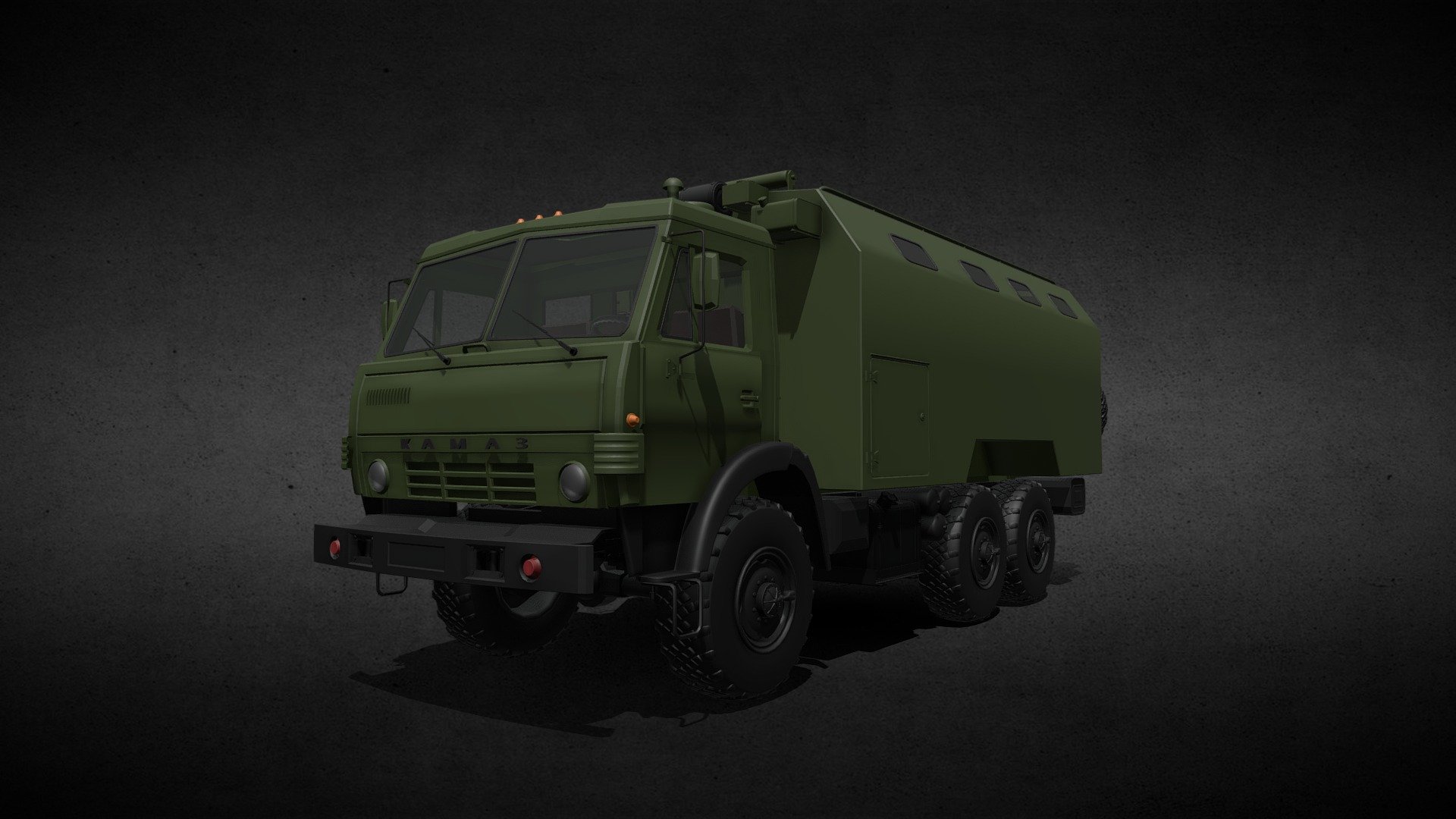 KAMAZ SVYZ 3d model