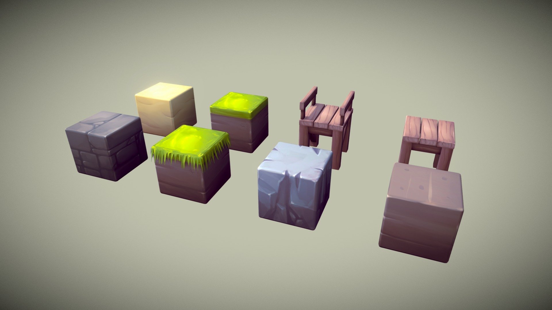 Cube World 3d model