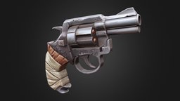 Stylized Revolver Prop