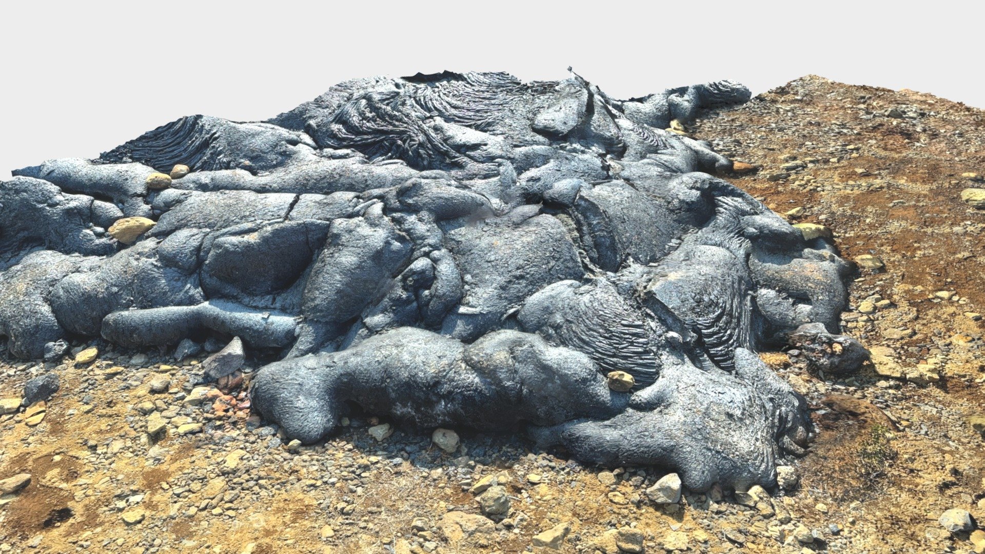 Pahoa lava 3d model