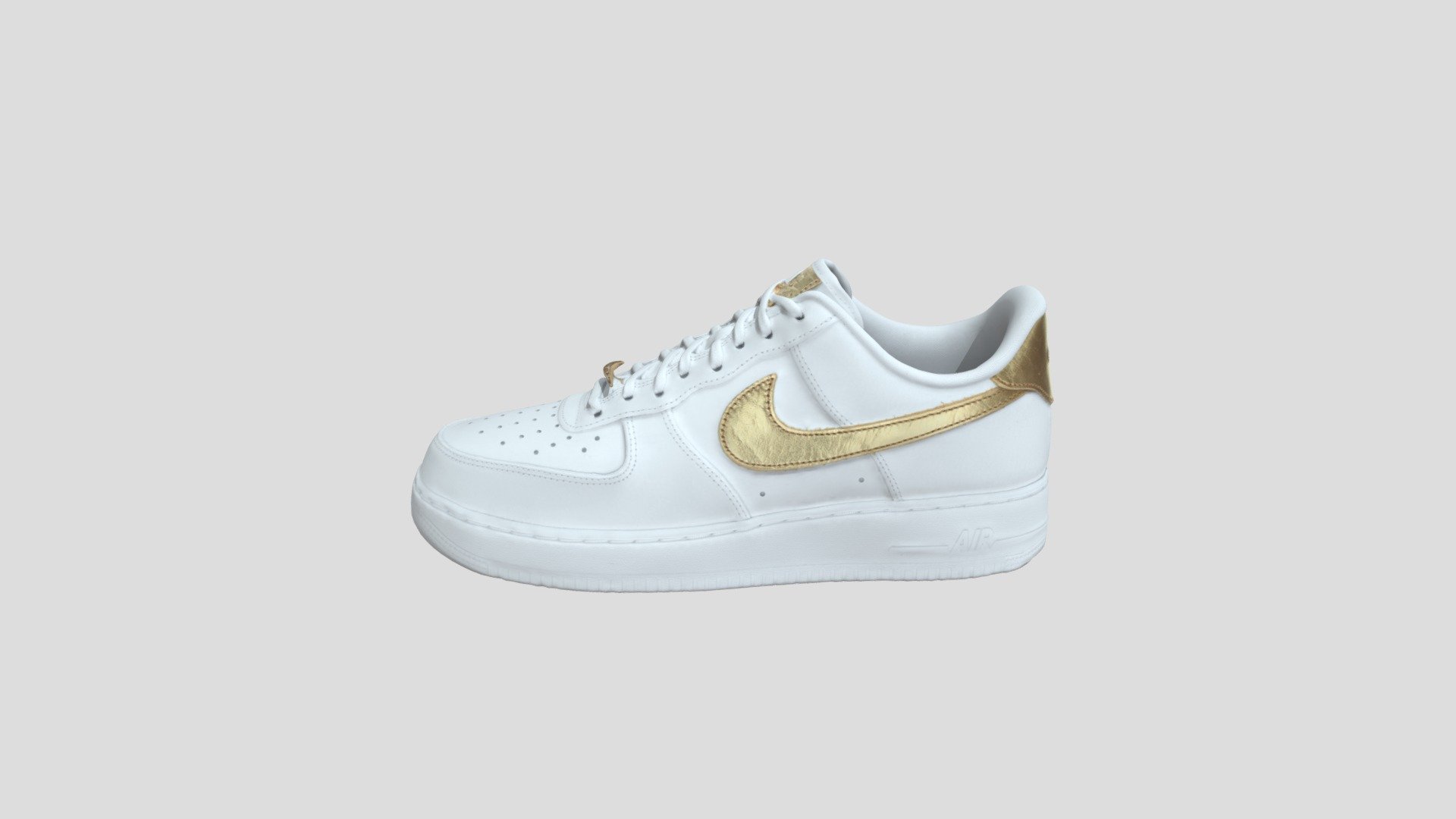 Nike Air Force 1 Low 白金_DC2181-100 3d model