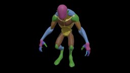 Monster01 Anatomy base mesh