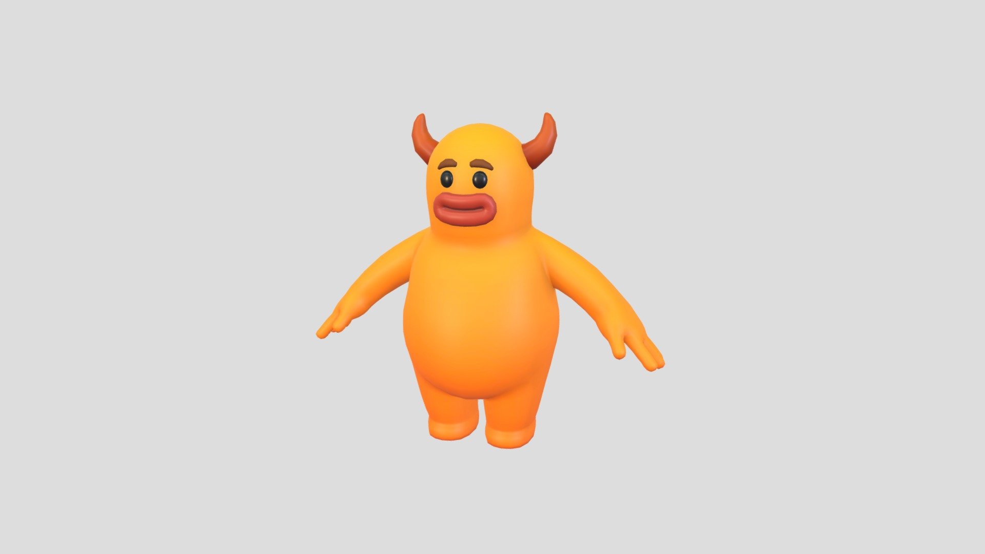 Character100 Monster 3d model