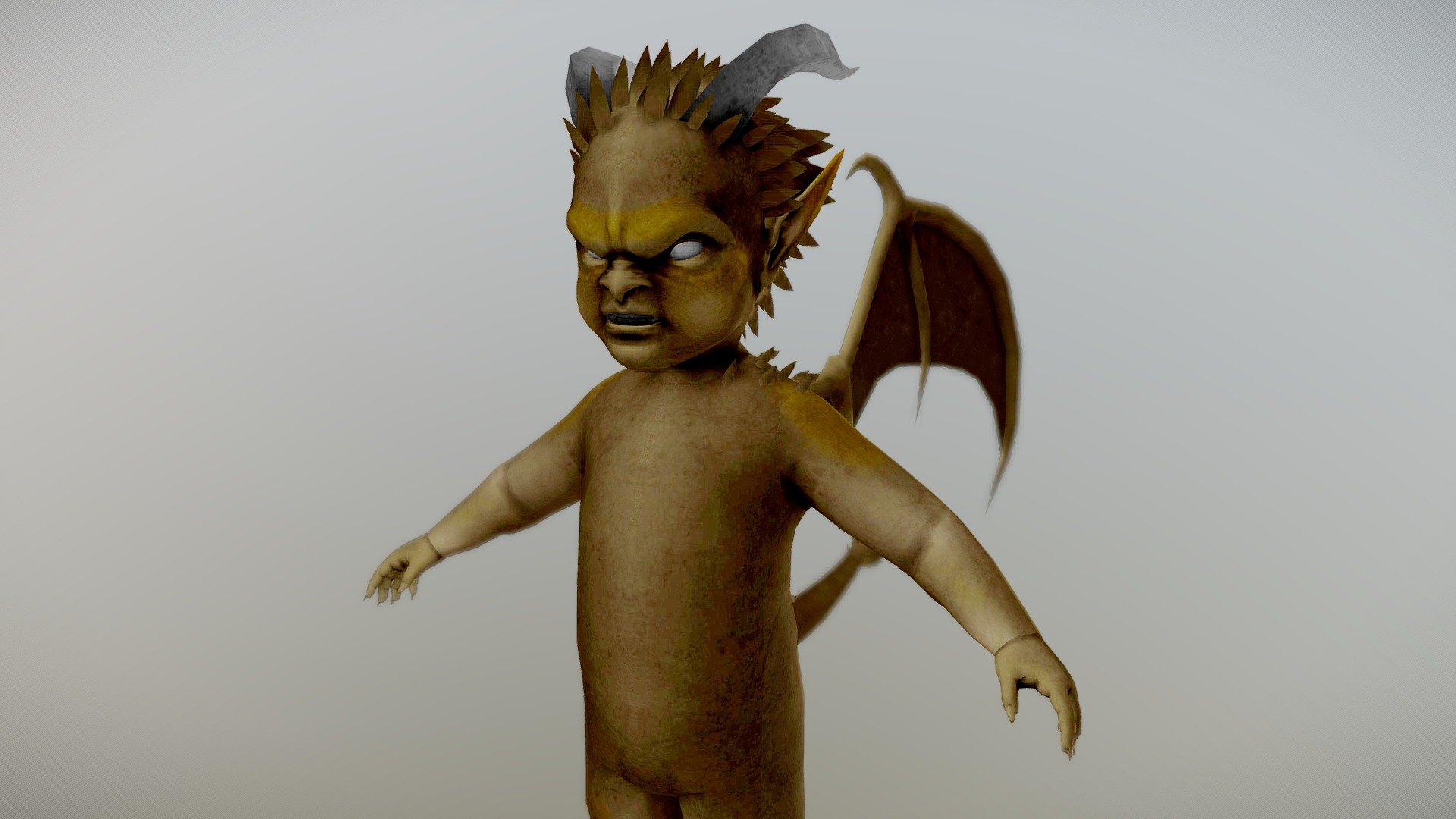 devil baby 3d model