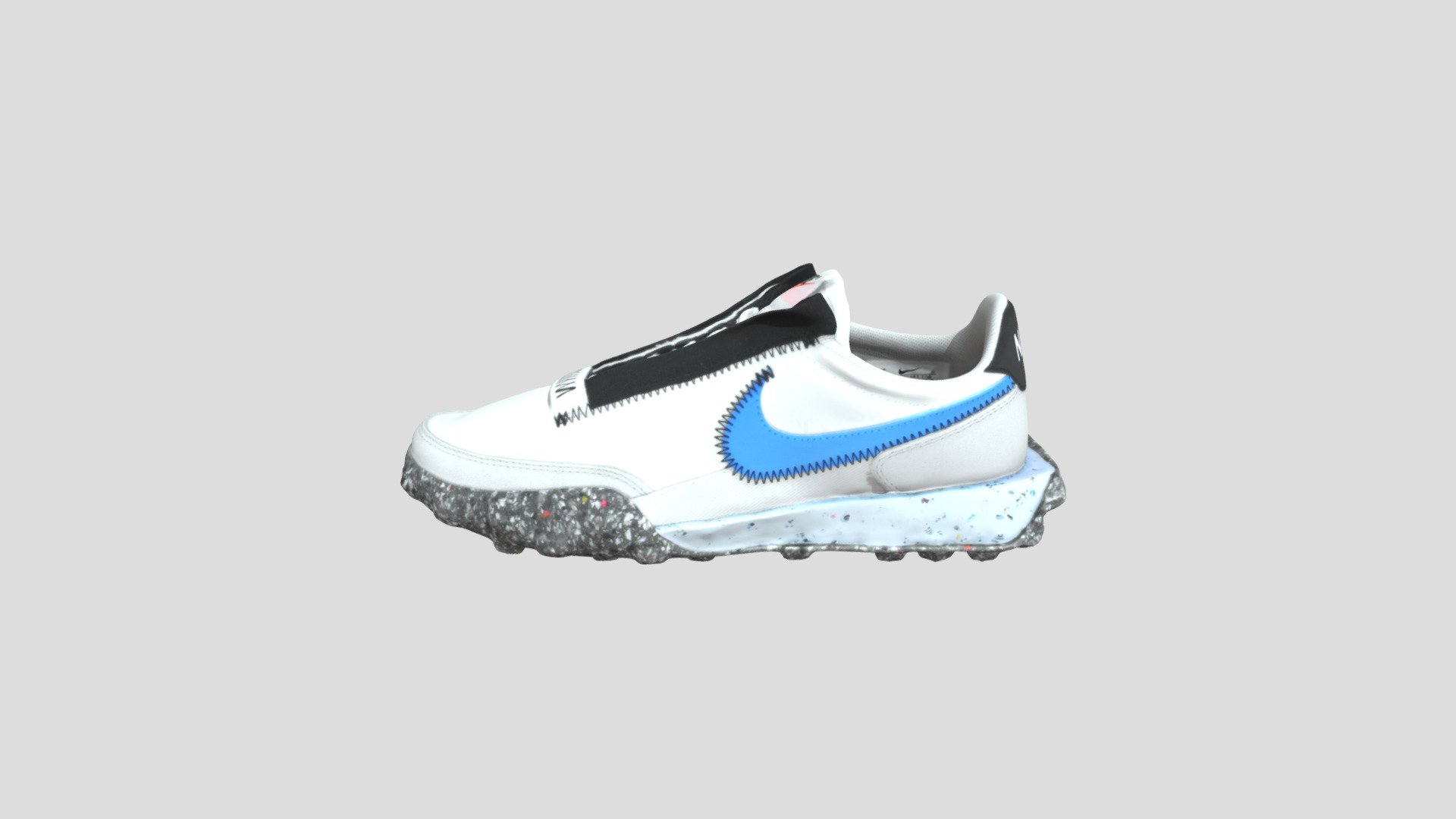 Nike Waffle Racer Crater 灰白蓝 女款_CT1983-100 3d model