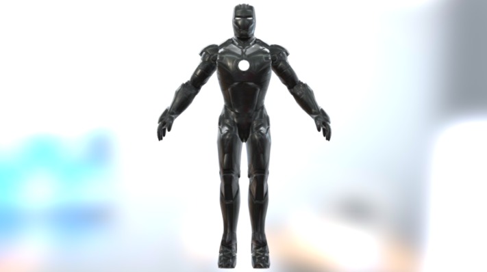 Iron Man Mark II 3d model