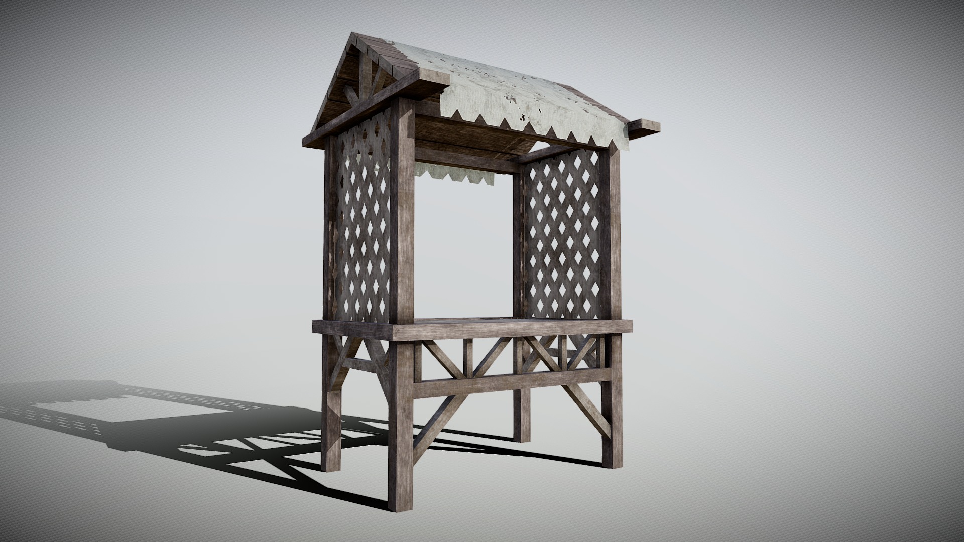 Market Stall 3d model