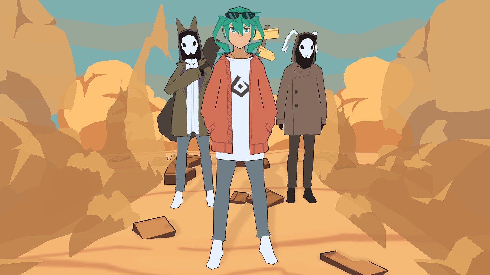 Sand Planet Miku 3d model