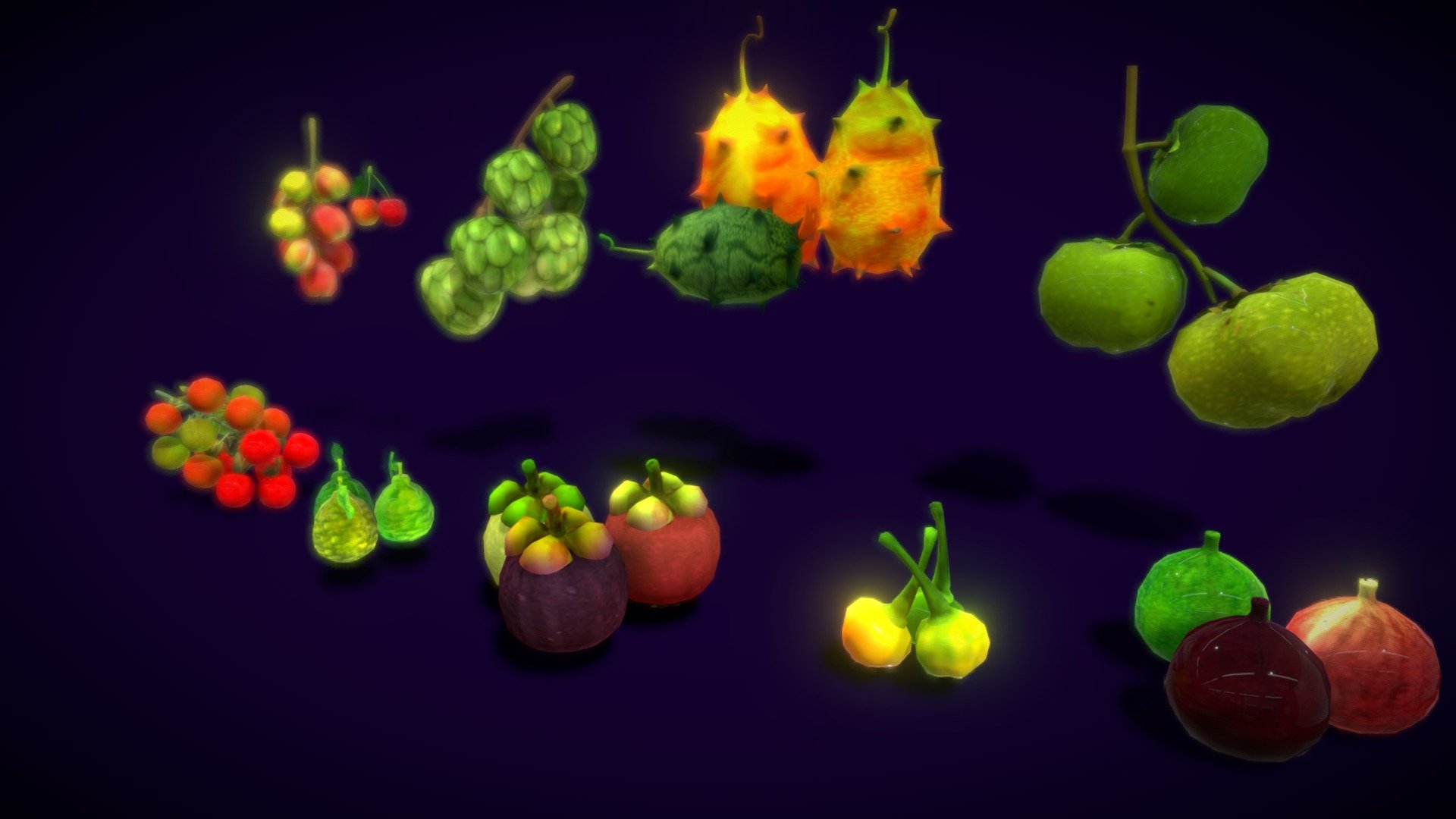 Collections Fruit Path2 3d model