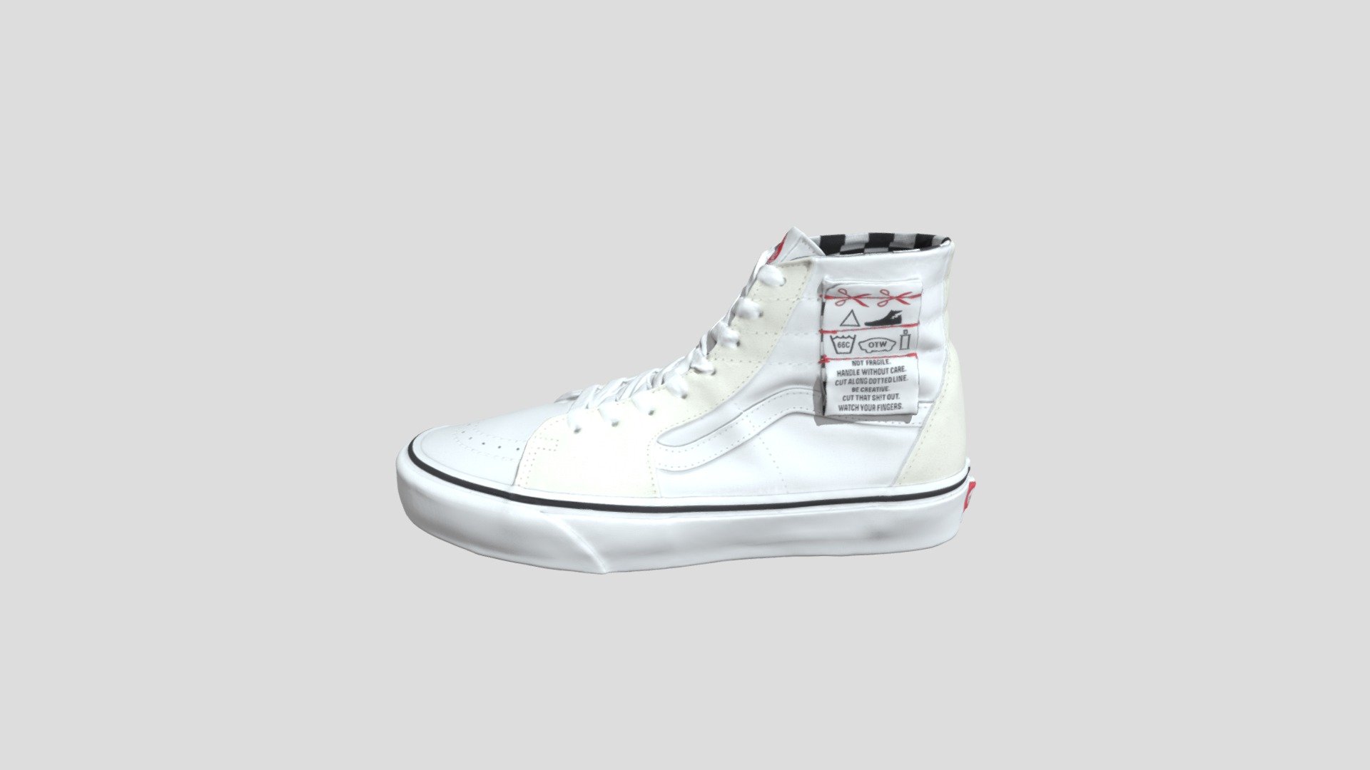 Vans Diy Sk8-hi Tapered 白色_VN0A4U1624F 3d model