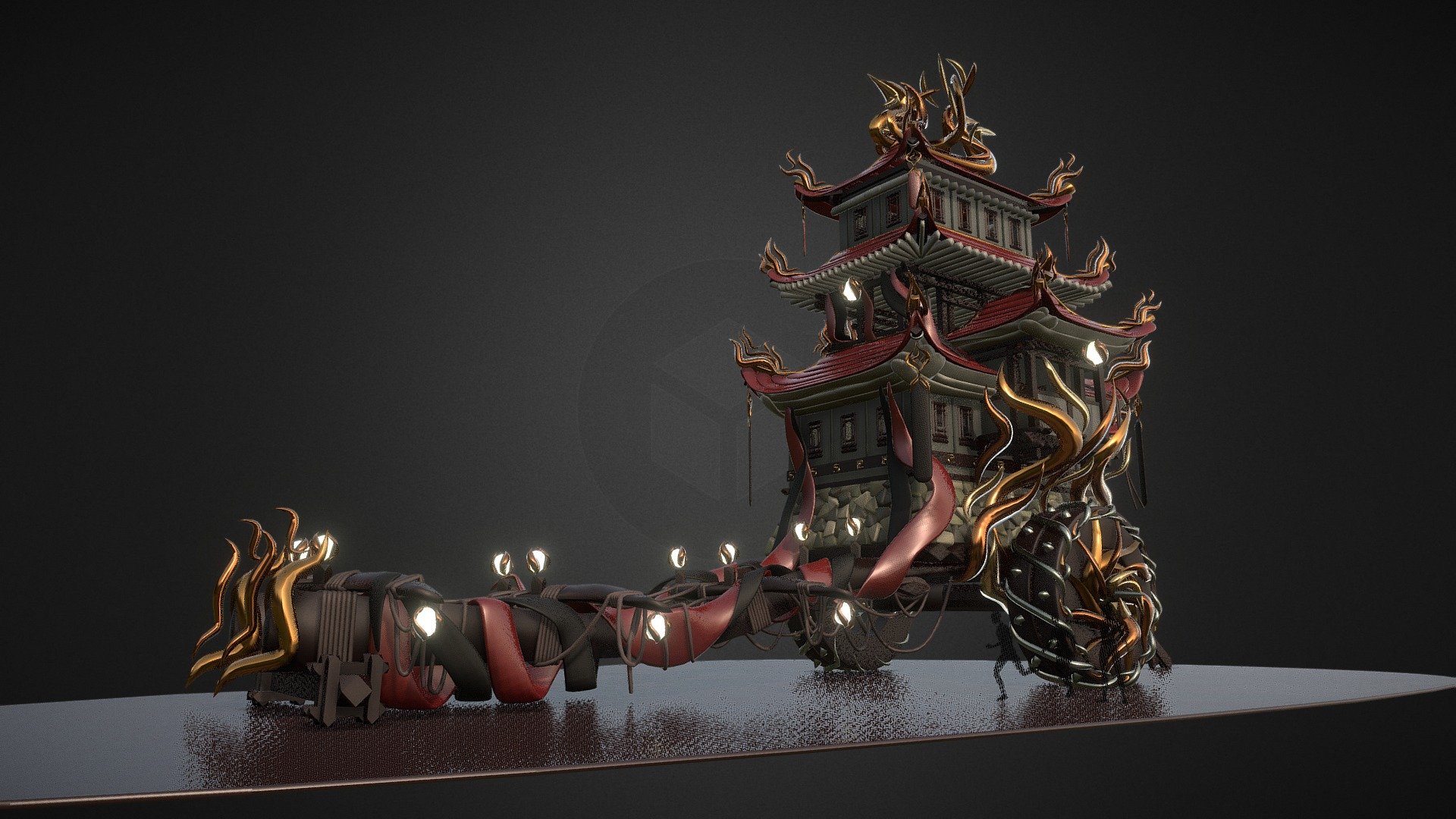 The Shogunate 3d model