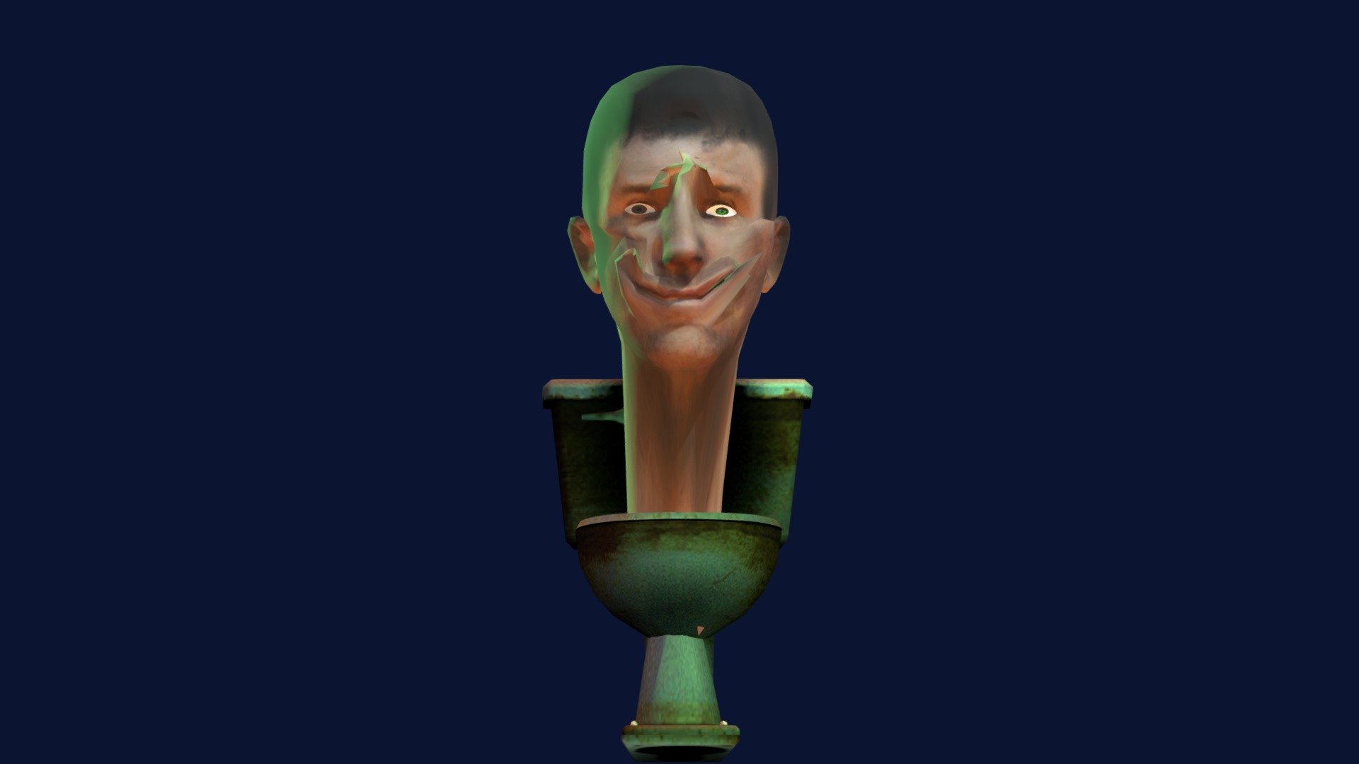 male_07 skibidi toilet 3d model