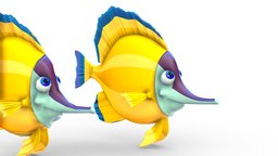 Hi-Poly Subdivision 3D Model Fish