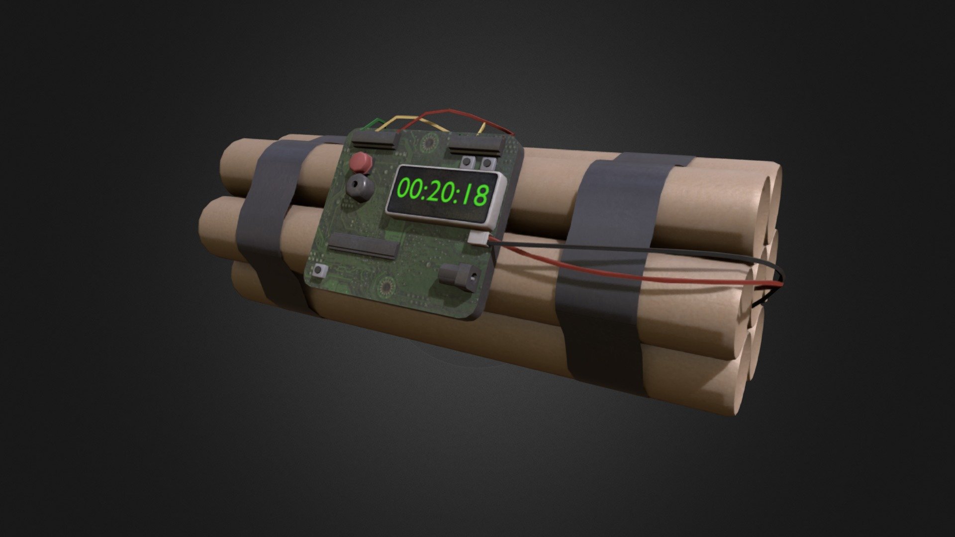 Simple C4- Bomb 3d model