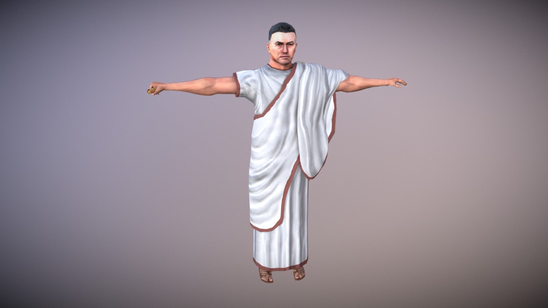 Roman Diplomat 3d model