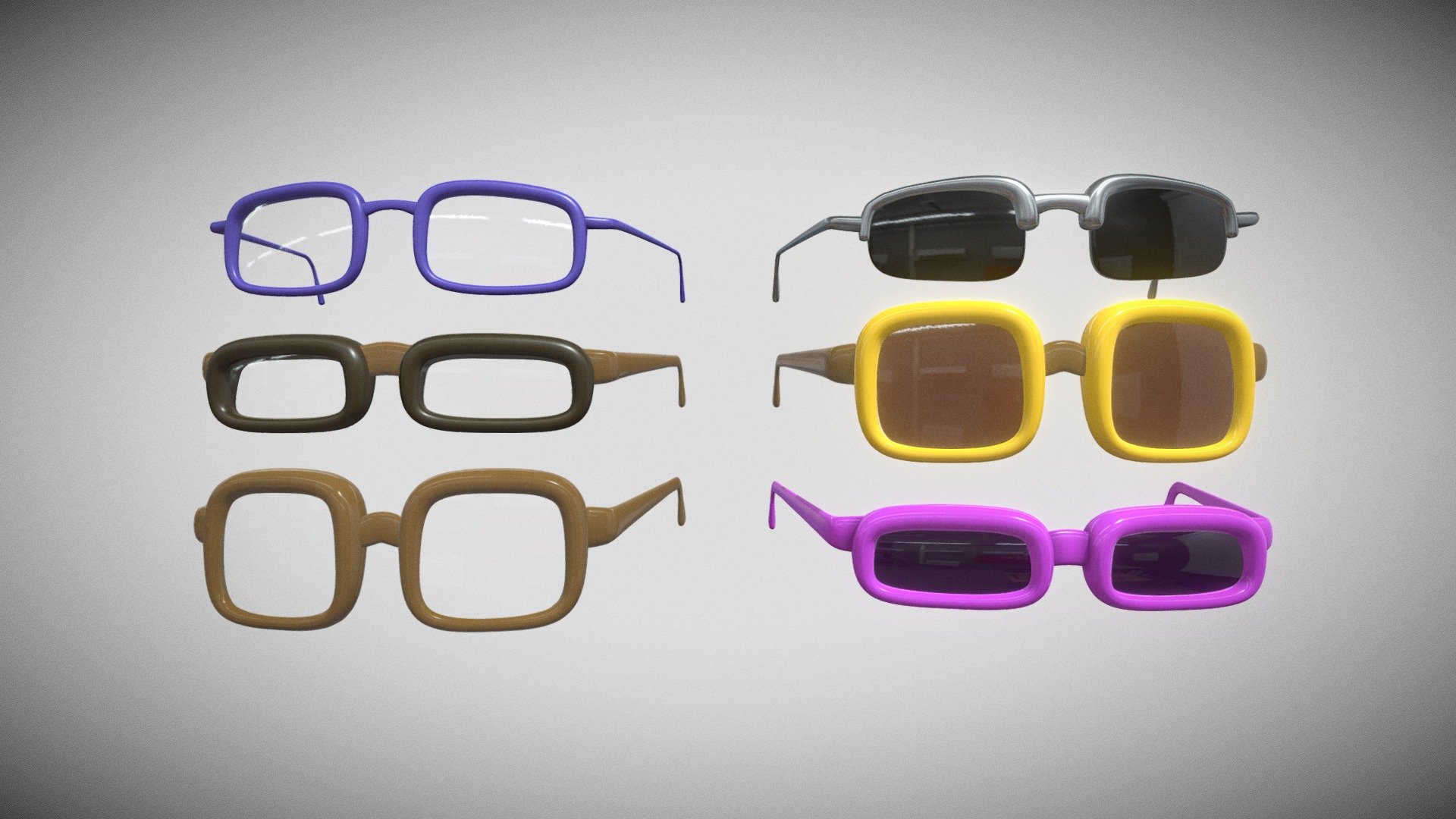 Glasses 3d model