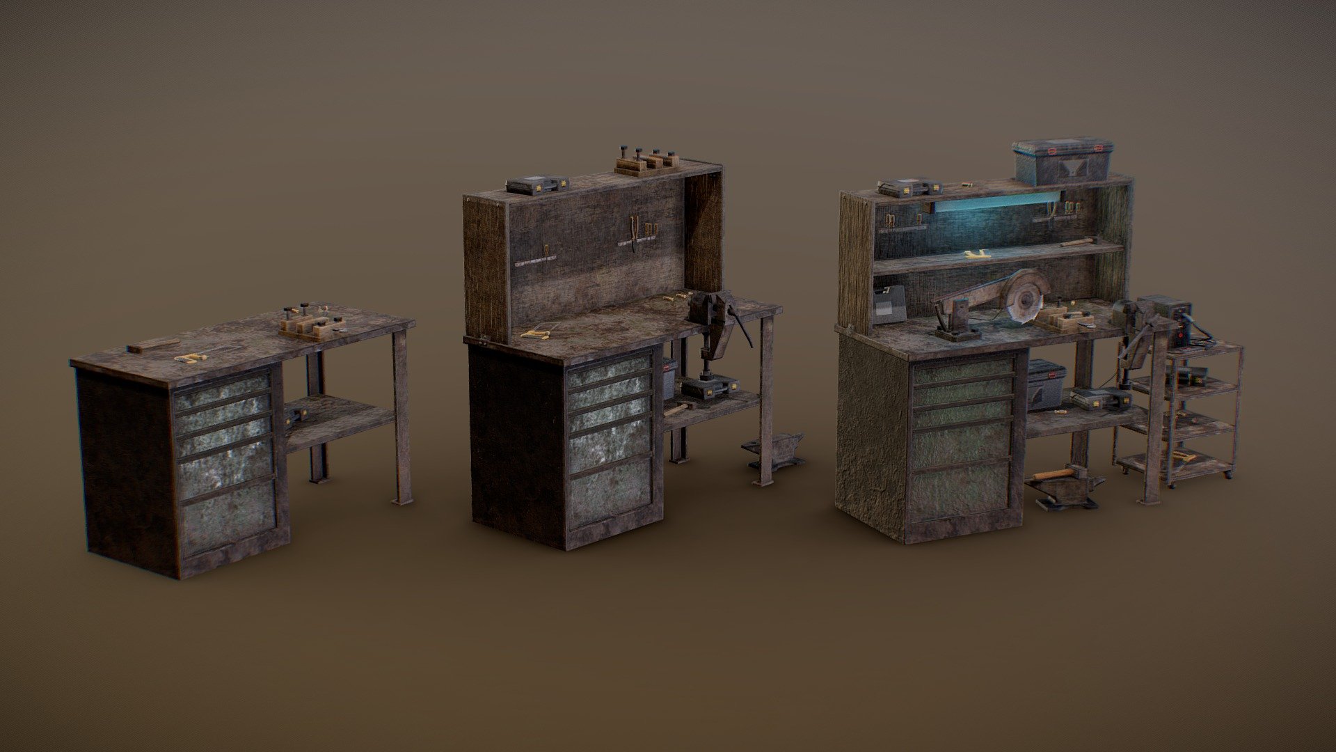 Crafting table 3d model