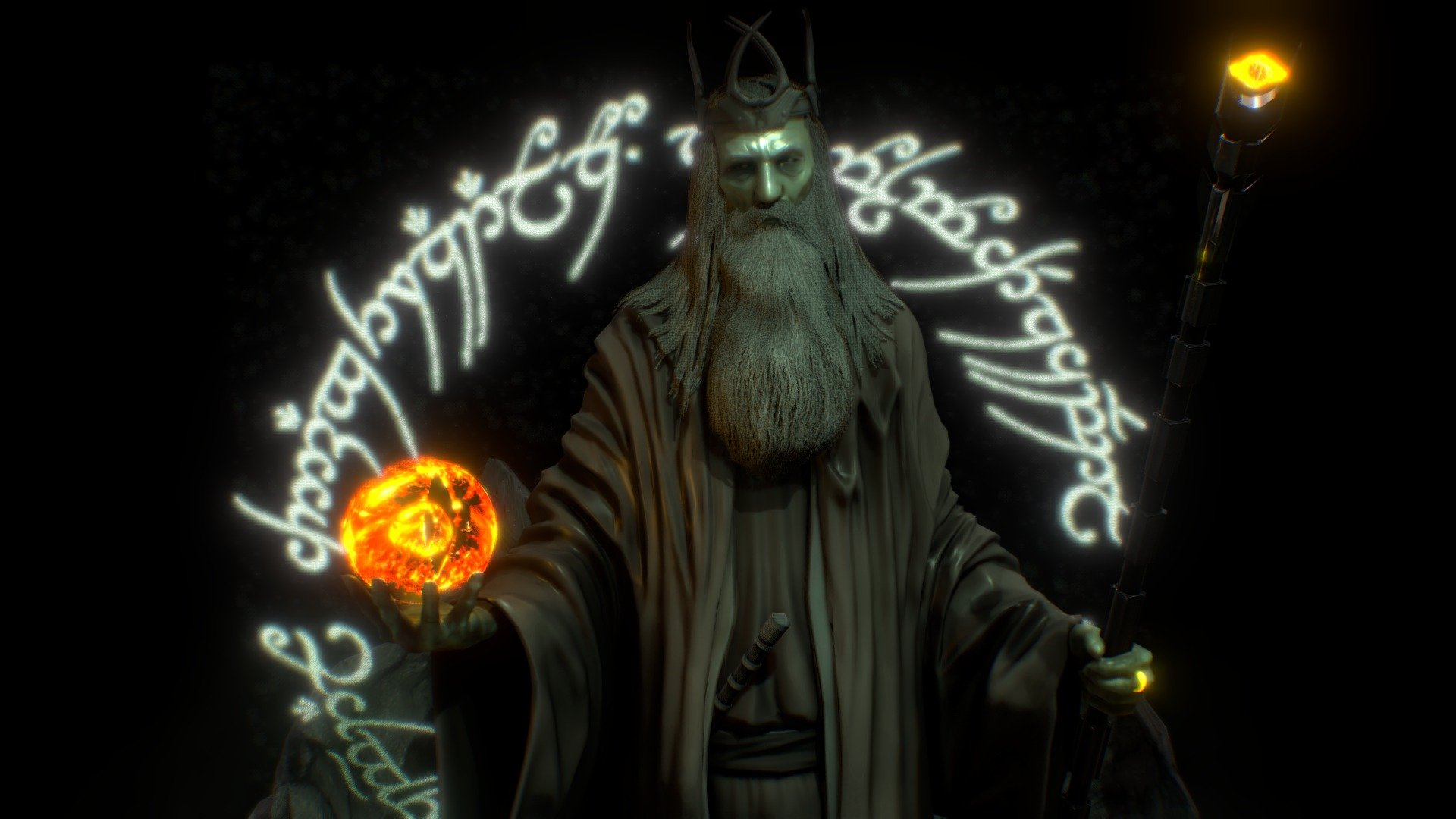 If Gandalf took the ring... 3d model