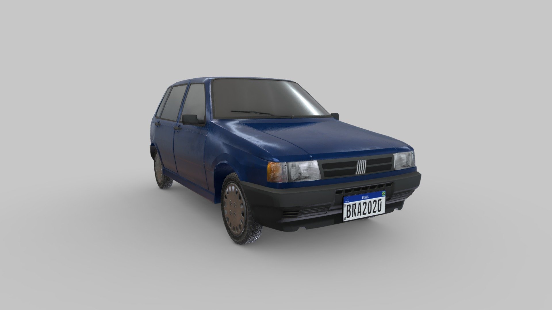 Fiat Uno 1994 3d model