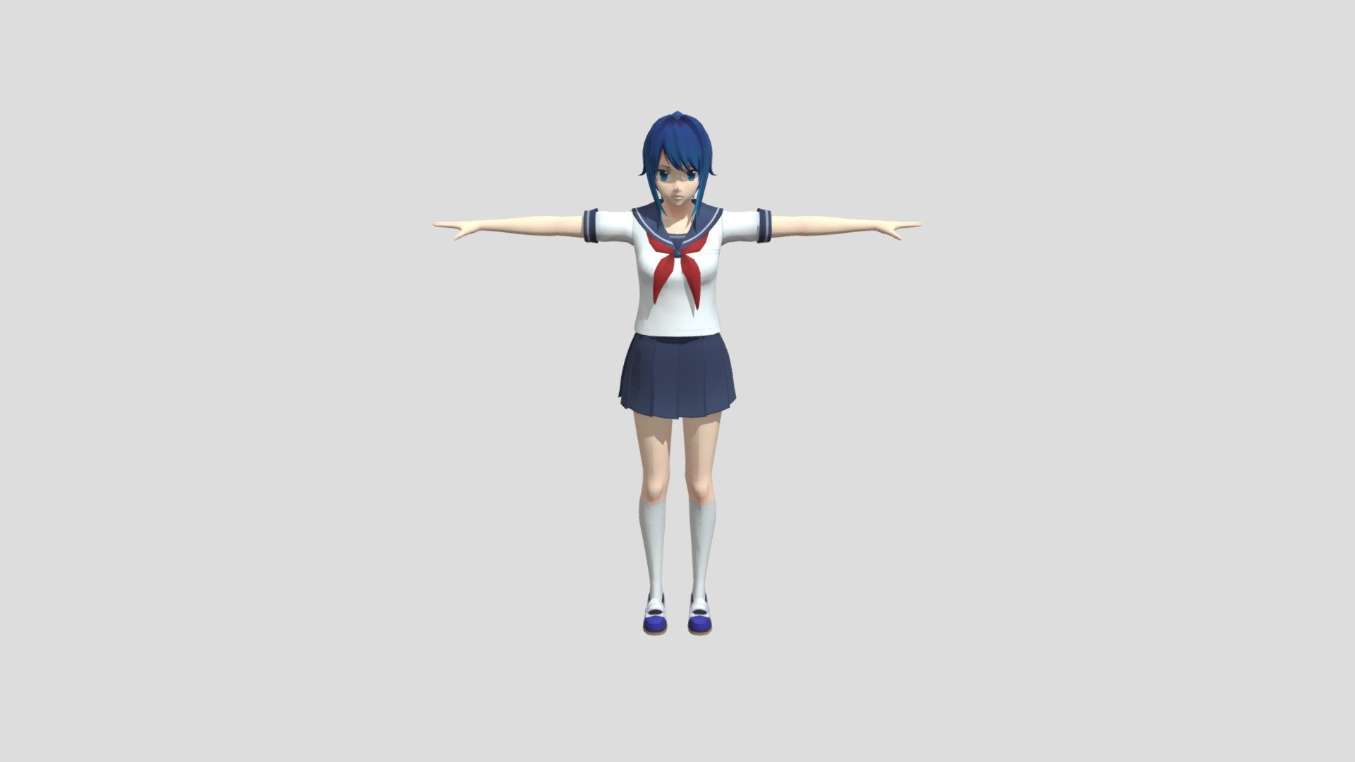 Student-Chan 3d model