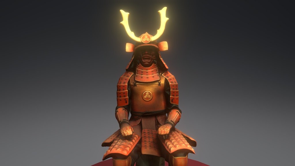 Samurai 3d model