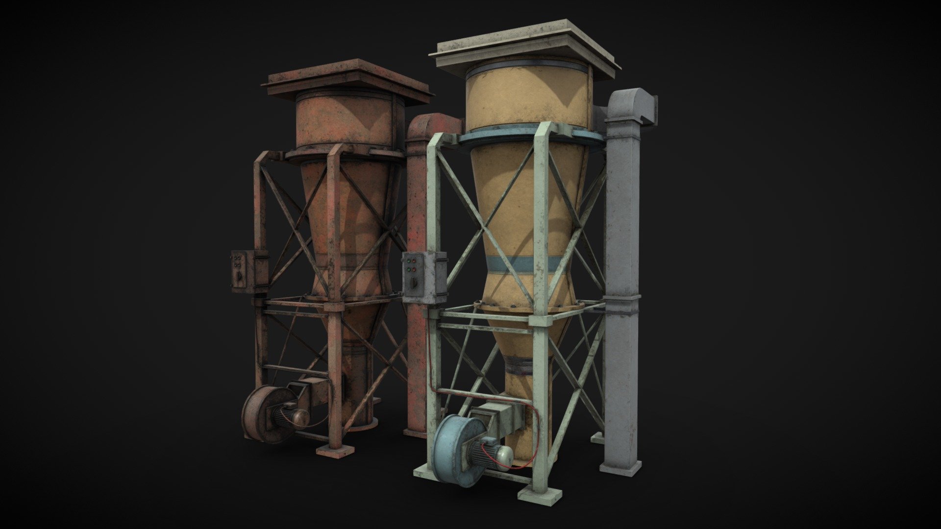 Machinery device 3d model