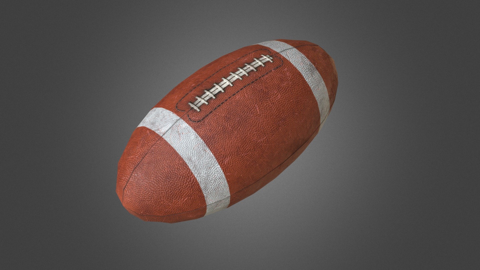 Used Ball Low Poly PBR Model 3d model