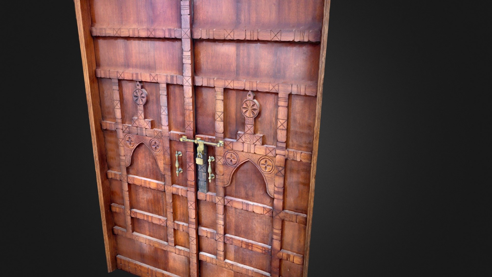 Arabic style door 3d model