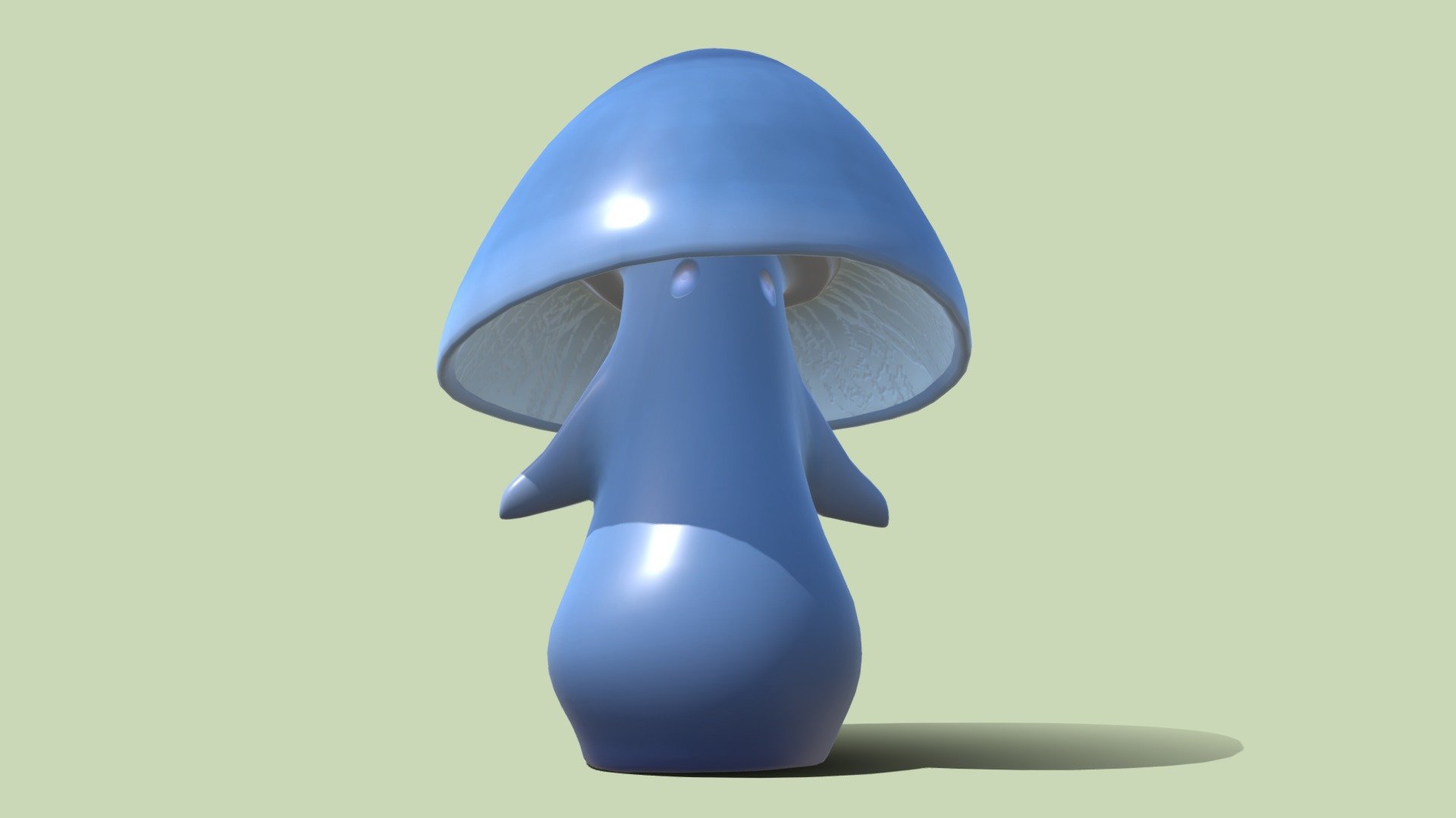 Mushroom  Villager 5 3d model