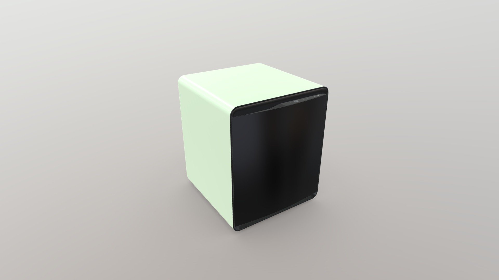 Bespoke Cube Refrigerator 25 liter 3d model