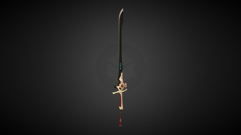 Eldars Banshee Power Sword [PBR] 3d model