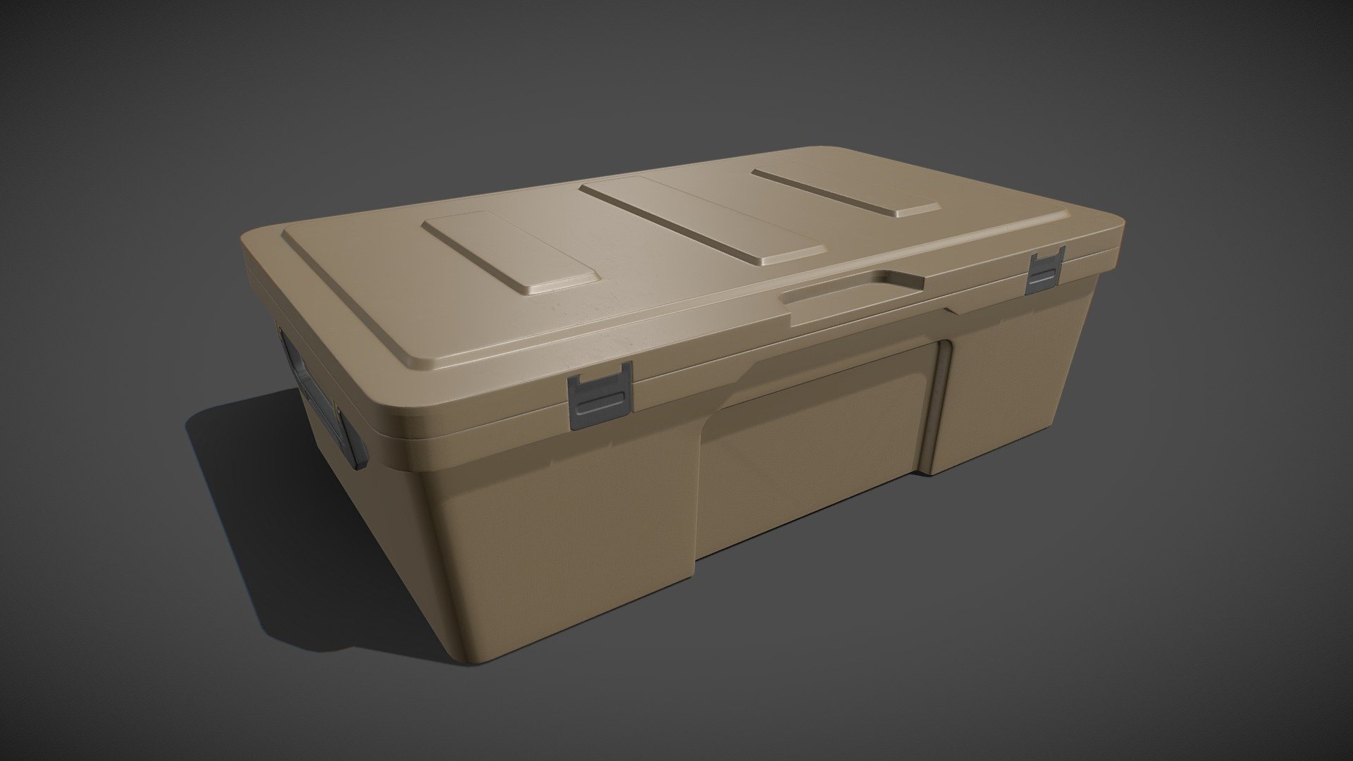 Animated Military Case 12 3d model