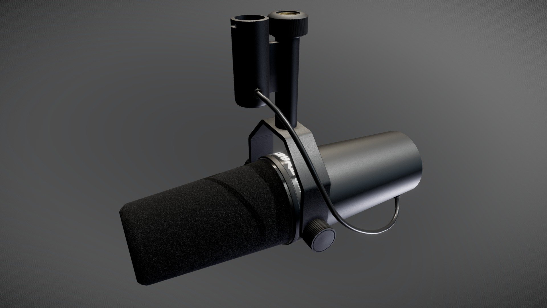 Shure SM7B Microphone 3d model