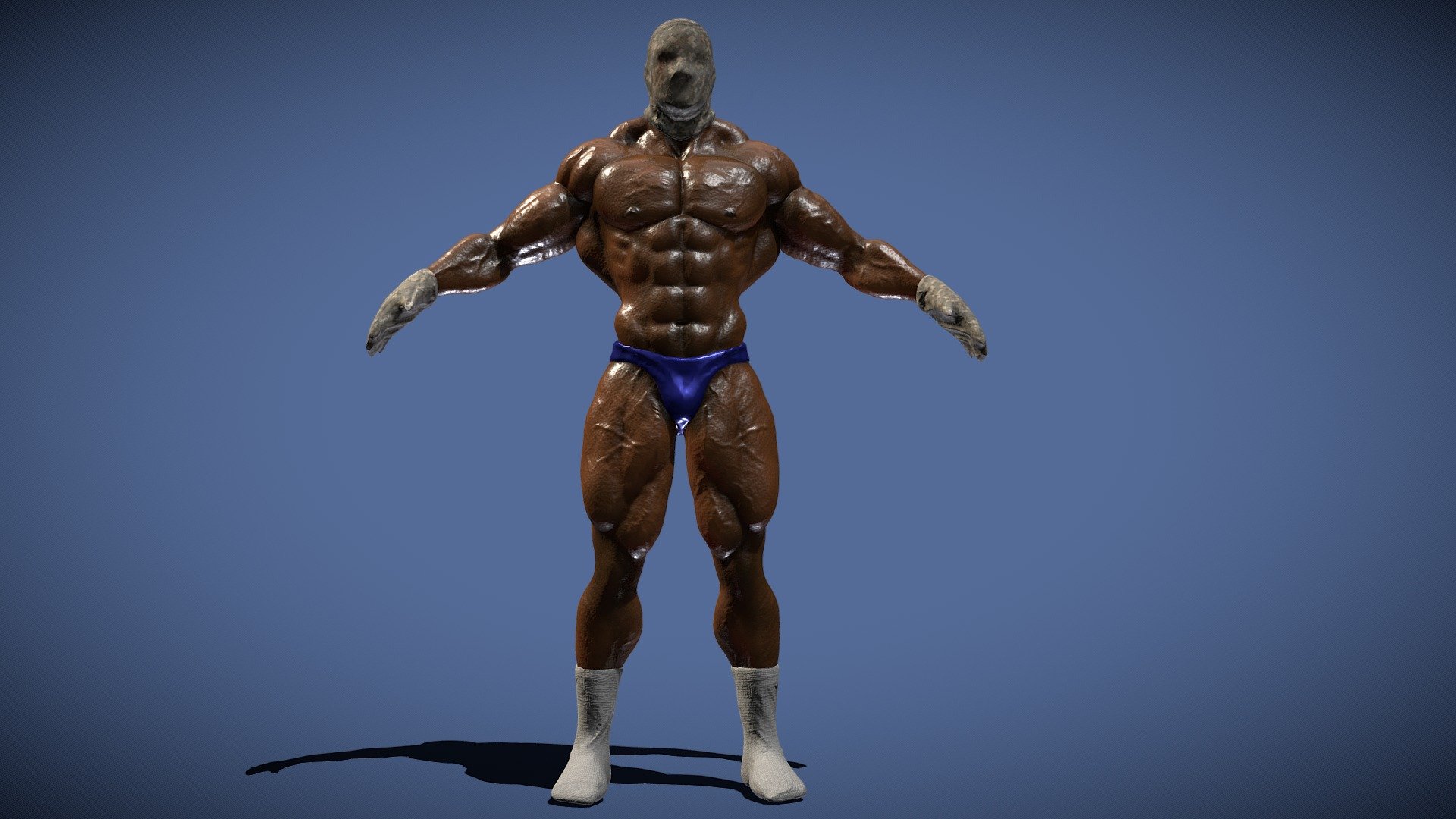 Bodybuilder 3d model