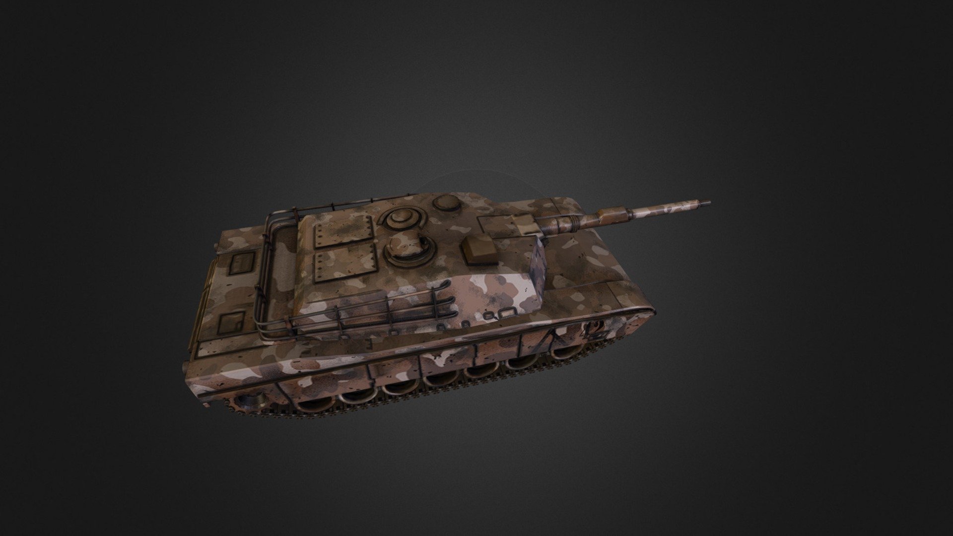 Abrams Tank 3d model