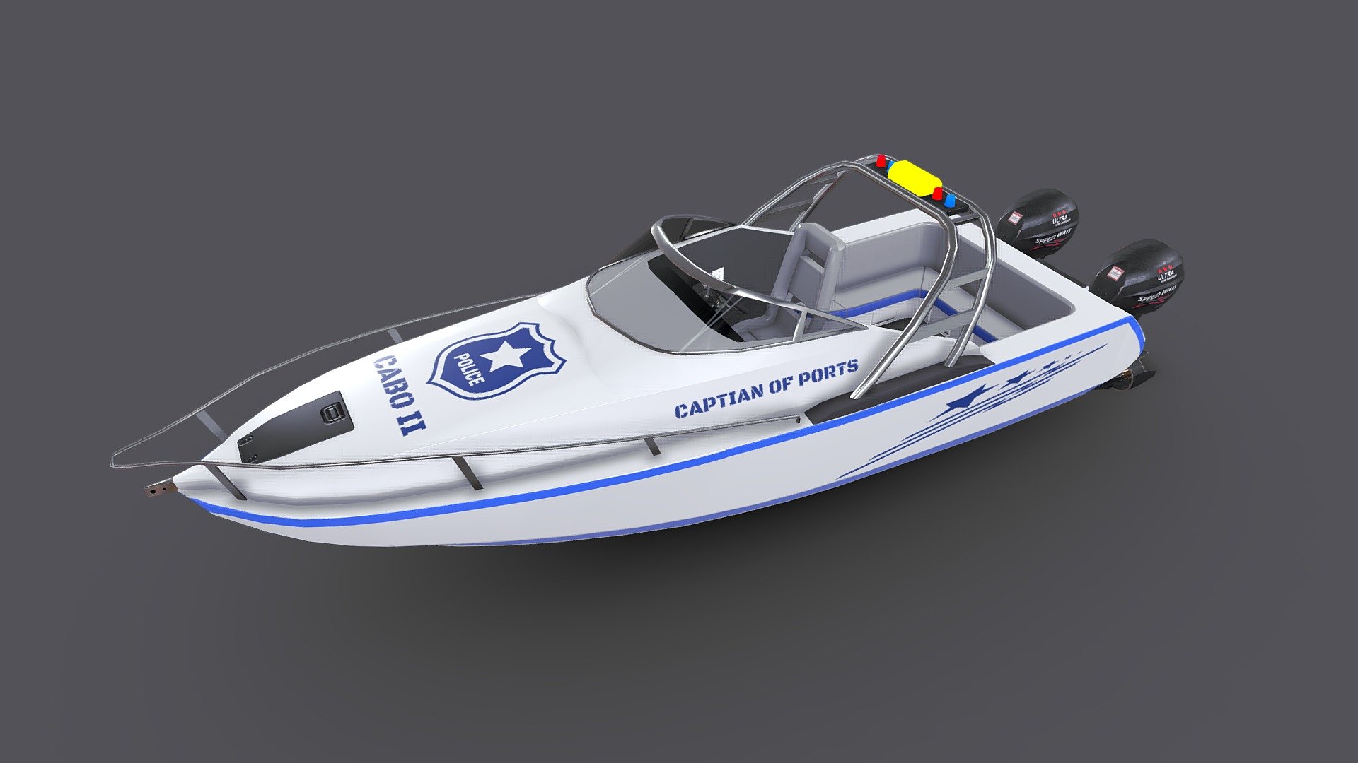 Speedboat 3d model