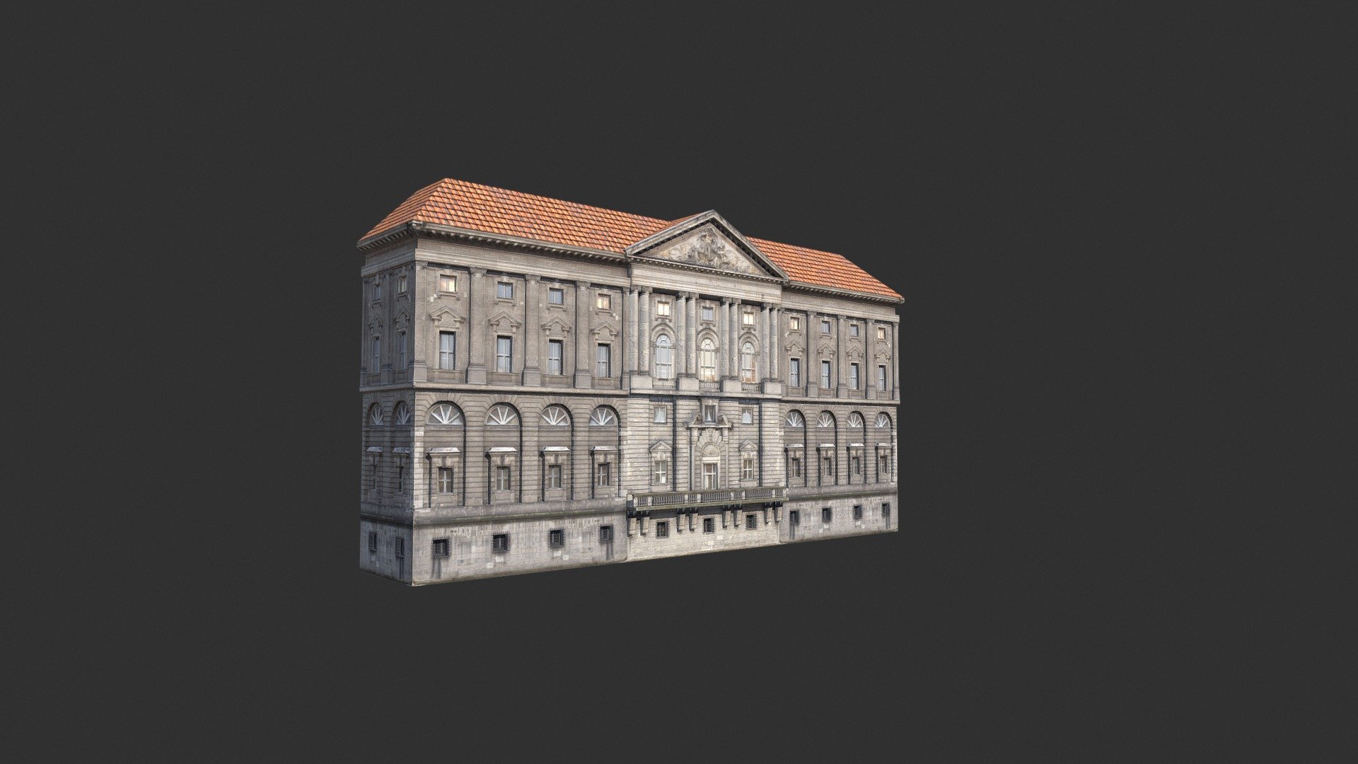 Apartment House #121 Low Poly 3d Building 3d model