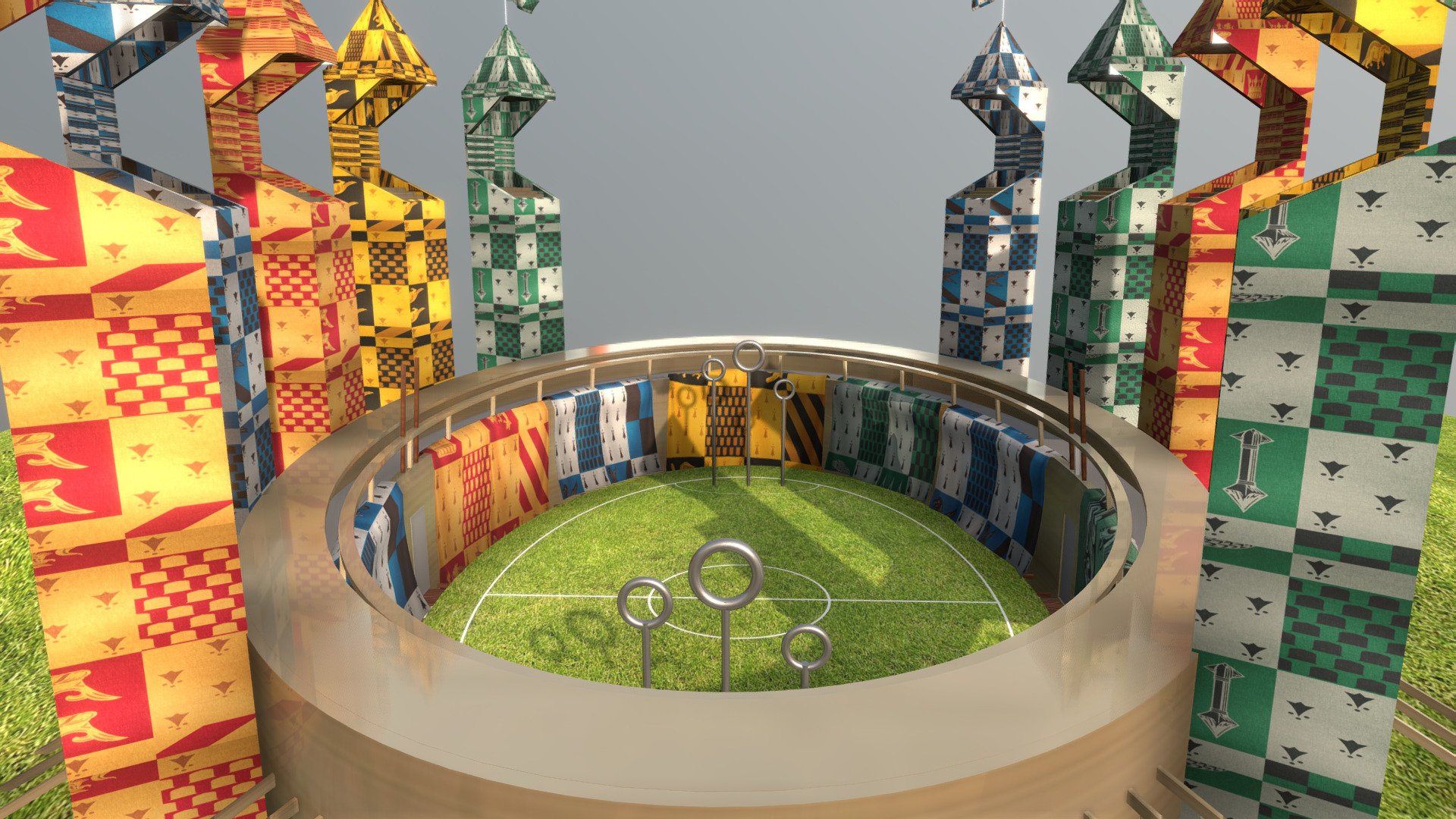 quiddich stadium 3d model