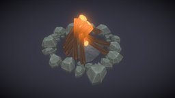 Stylized Campfire