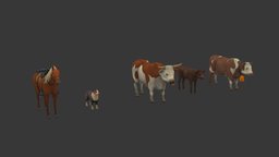 TOON Farm Animals (Large quadrupeds)