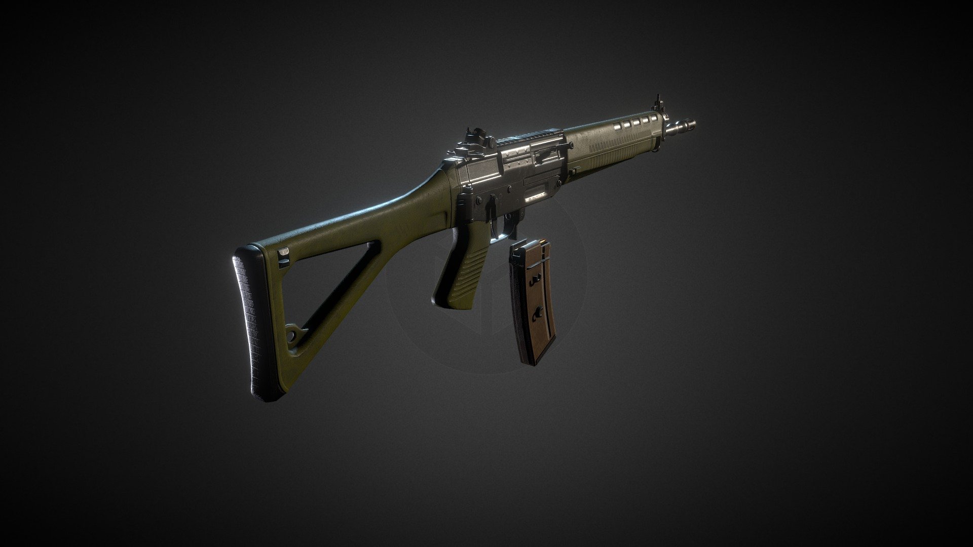 Sig 550 3d model