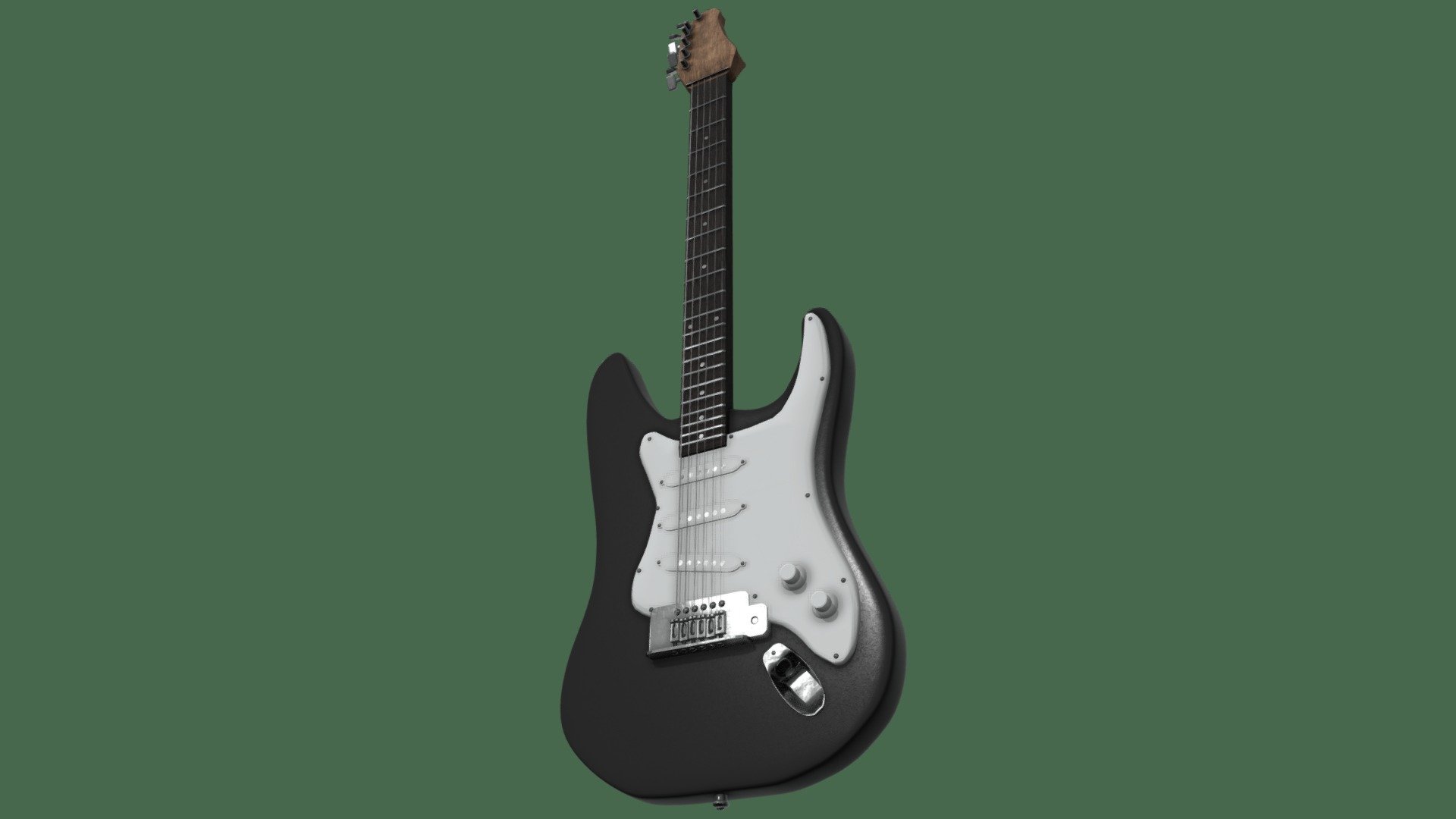 electric guitar 3d model