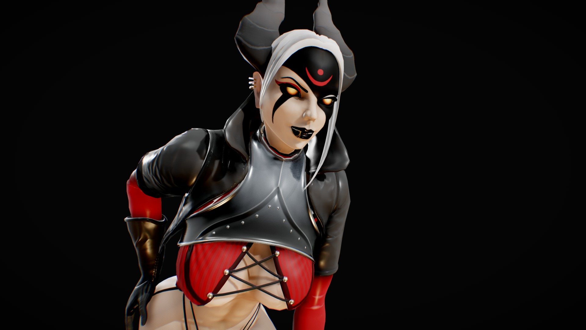 Rogue Demon Girl 3d model