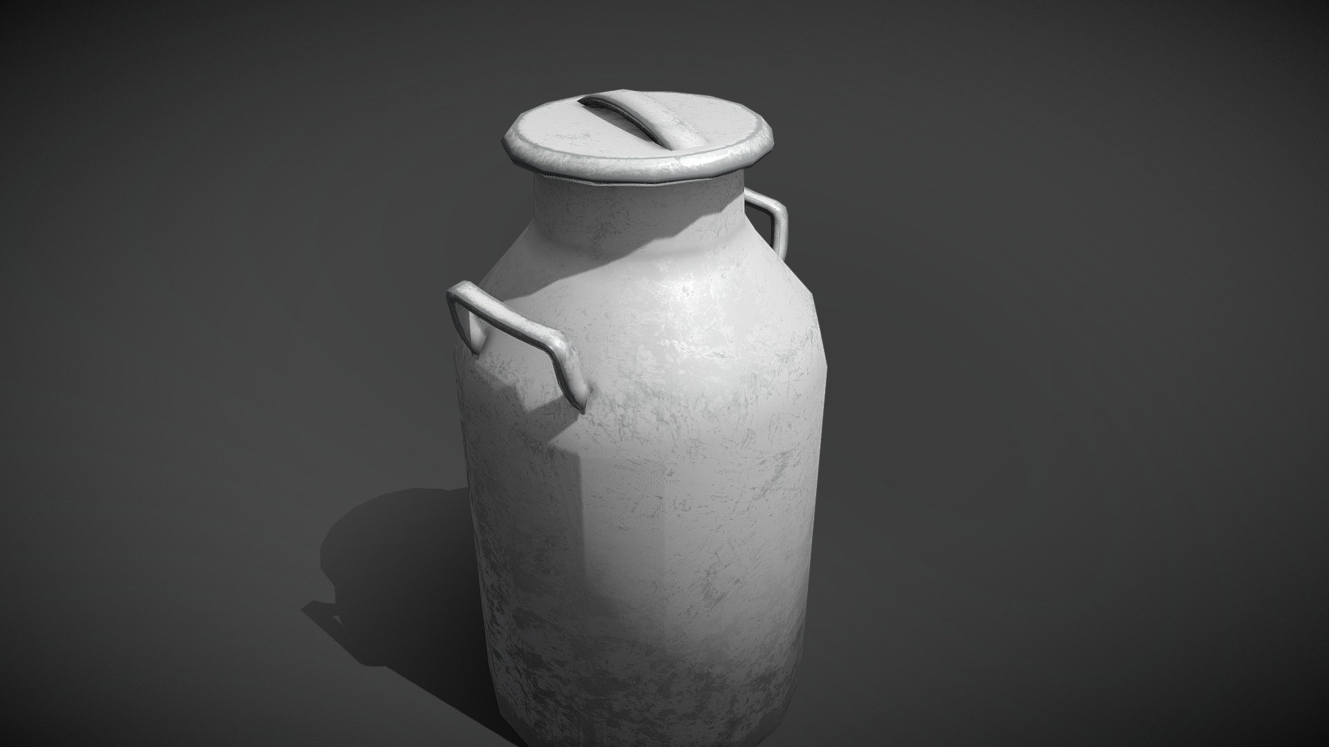 Grade Milk Can 3d model