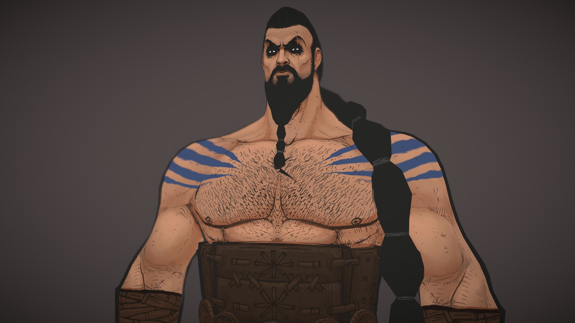 Khal Drogo 3d model