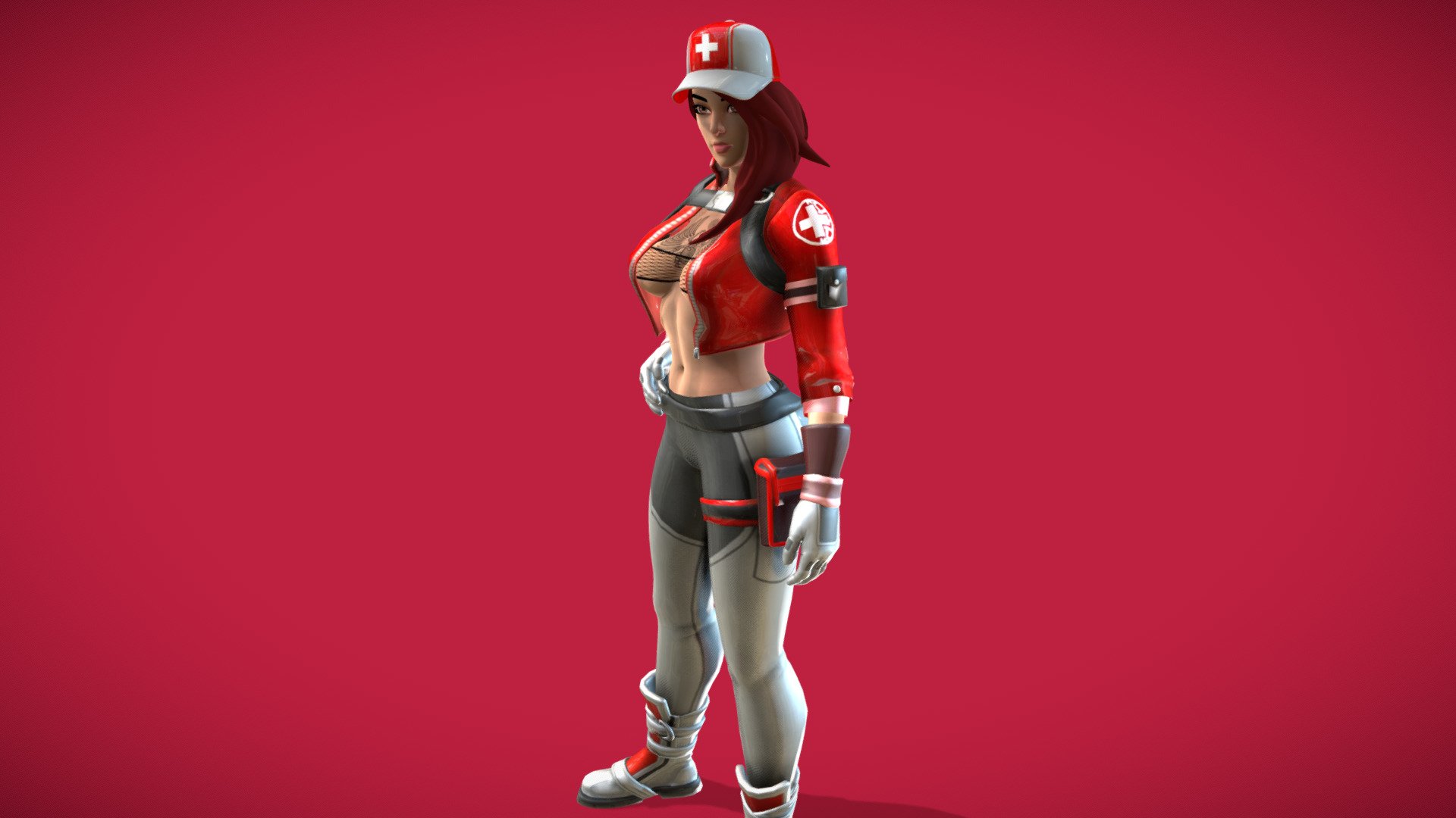 Rescue Female 3d model